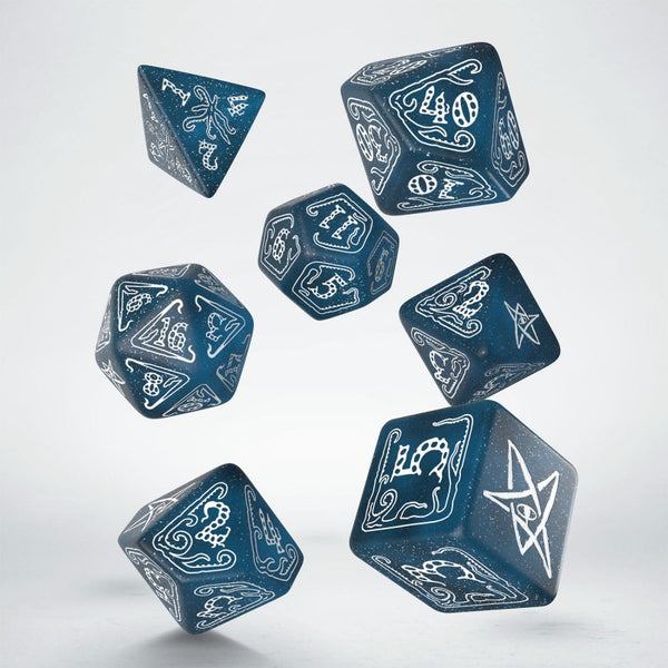 Call Of Cthulhu Abyssal & White Dice Set - Q Workshop