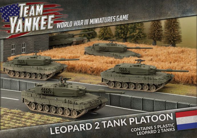 Dutch NATO Leopard 2 Tank Platoon