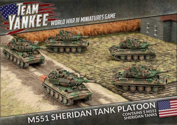 US American Stripes M551 Sheridan Tank Platoon