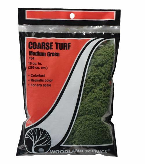 Ground Cover: Medium Green Coarse Turf (BAG)