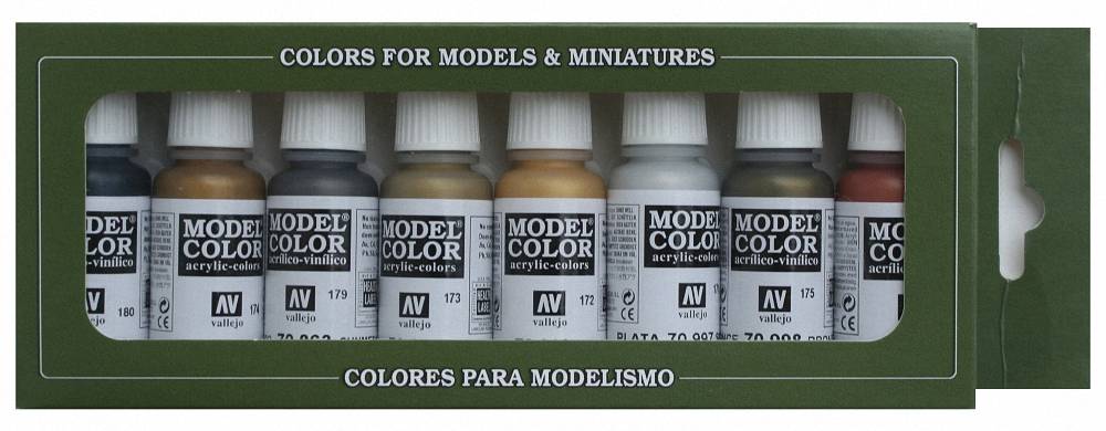 Model Color Set - Metallics (x8)