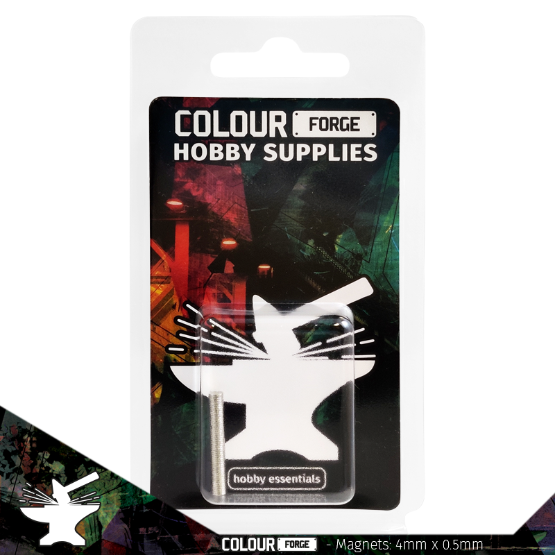 Neodynium Magnets 4x0.5mm (N35) (50) - The Colour Forge
