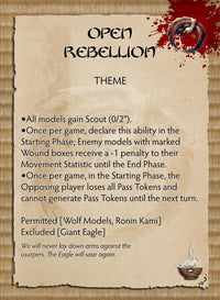 Open Rebellion Starter Set - Shiho Clan 16