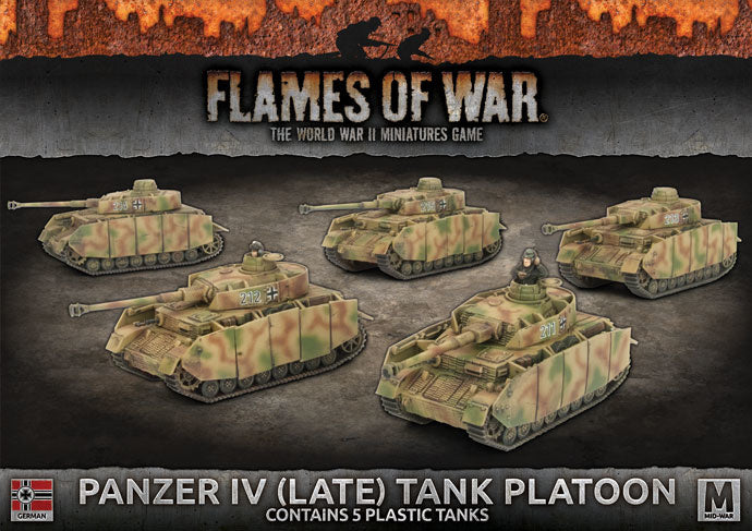 German Panzer Iv Late War Platoon