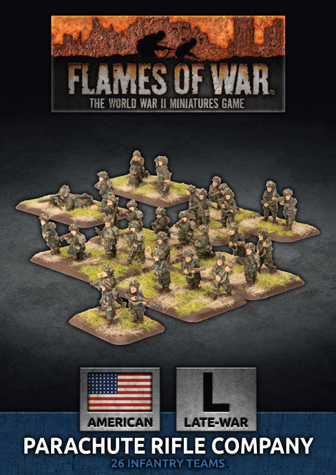 D-Day Americans Parachute Rifle Company - Flames Of War Late War