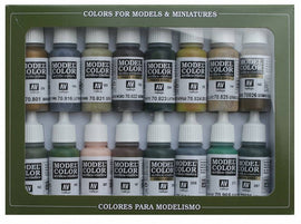 Model Color Set - WWII German Camouflage (x16)