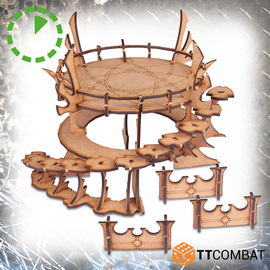 Space Elf Platform - Sci-fi Gothic - TT Combat Terrain