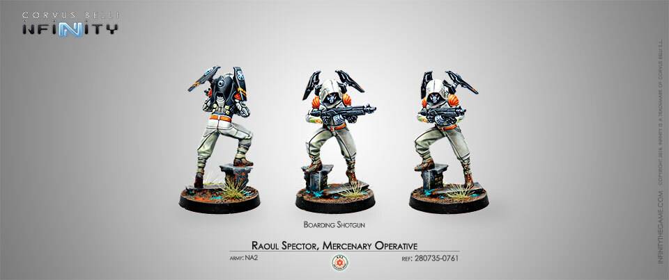 Nomads Raoul Spector, Mercenary Operative (Boarding Shotgun)