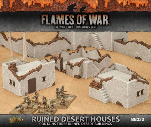 Ruined Desert Houses Scenery