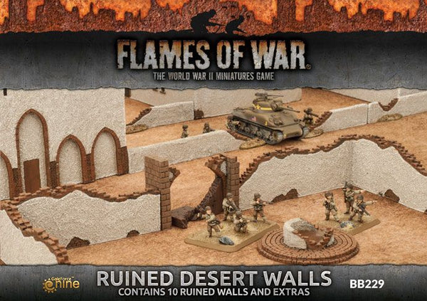 Ruined Desert Walls Scenery