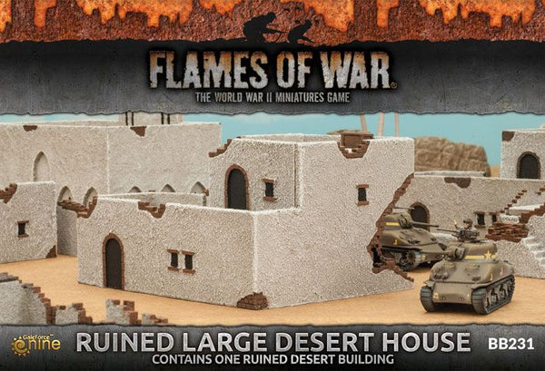 Ruined Large Desert House Scenery