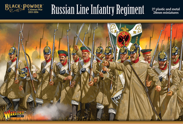 Black Powder Crimean War Russian Line Infantry - Black Powder