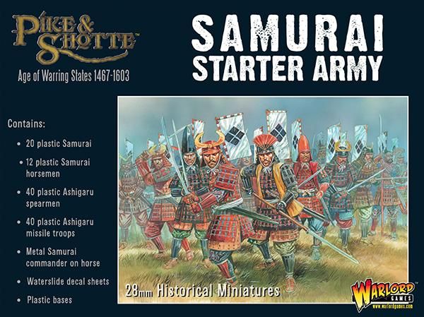 Feudal Japanese Samurai Starter Army