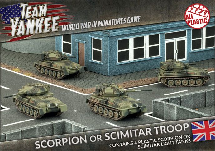 British Iron Maiden Scorpion / Scimitar Troop