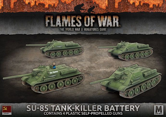 Soviet Red Banner: SU-85 Tank-Killer Battery
