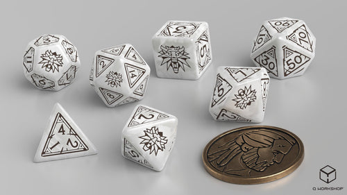 Geralt - The White Wolf - The Witcher Dice Set
