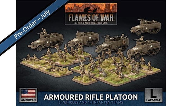 D-Day Americans Armored Rifle Platoon - Flames Of War Late War
