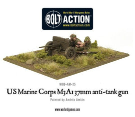 US Army Marine Corps M3A1 37mm anti-tank gun