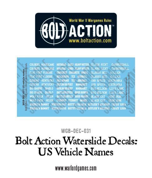 US Army Vehicle Decals