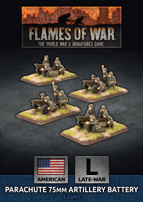 D-Day Americans Parachute 75mm Artillery Battery - Flames Of War Late War