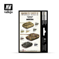 WWII German Armour - Vallejo Paint Set 2