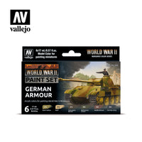 WWII German Armour - Vallejo Paint Set 1