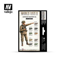 WWII German Waffen-SS - Vallejo Paint Set 2