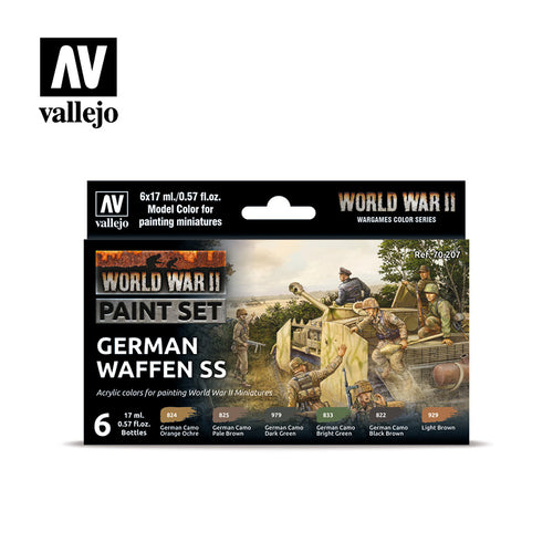 WWII German Waffen-SS - Vallejo Paint Set