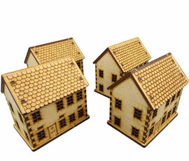 15mm Town House Set - WW2 Scenics