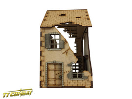 28mm Ruined Terrace House