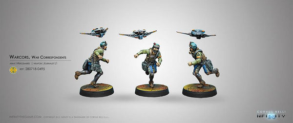 Mercenaries Warcors, War Correspondents Blister Pack