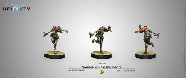 Mercenaries Warcors, War Correspondents (Stun Pistol) Blister Pack