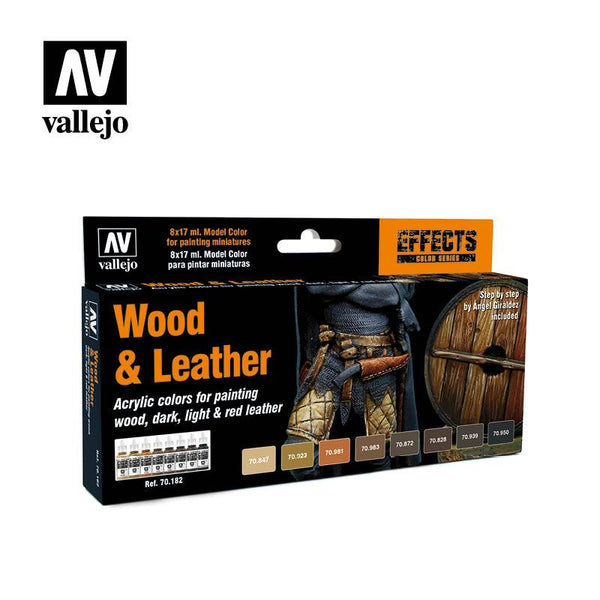 Model Color Set - Wood & Leather (x8)