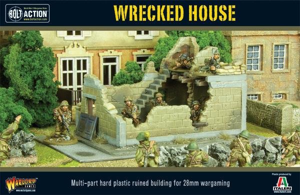 Wrecked House Scenery set